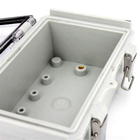 clear lid waterproof heat resistant junction box|poly case electrical boxes.